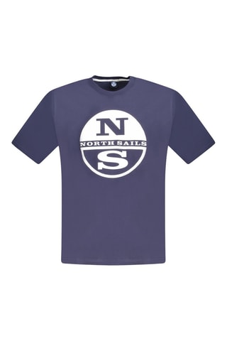 T-shirt - Blanc et bleu