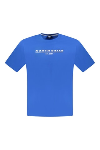T-shirt - Blanc et bleu