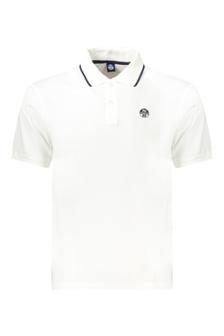 Polo - Blanc, noir et bleu