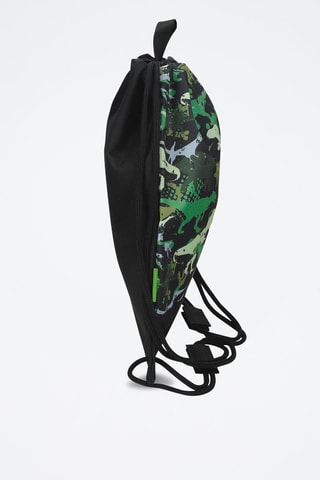 Sac à dos - Noir, vert et gris