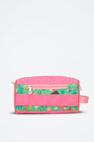 Trousse - Vert et rose