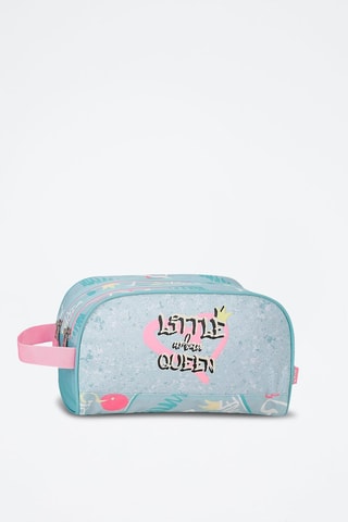 Trousse - Bleu et rose