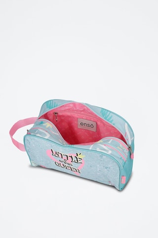 Trousse - Bleu et rose