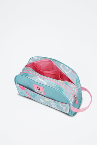 Trousse - Bleu et rose