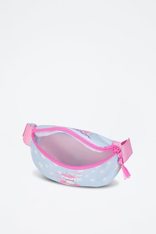 Sac banane - Bleu et rose