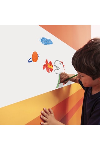 Frise vierge et crayons - Dès 3 ans