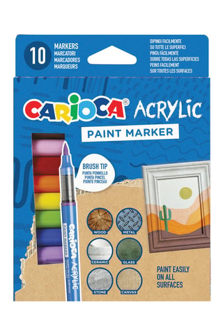 10 marqueurs peinture acrylique
