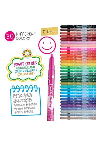 30 feutres Fine Liner