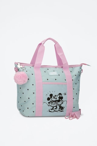Cabas Mickey et Minnie Disney - Bleu et rose