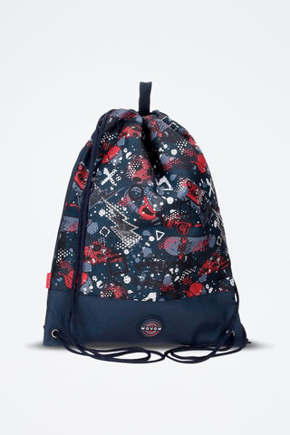 Sac à dos - Blanc, bleu et rouge