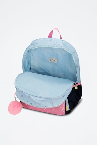 Sac à dos connecté - Bleu et rose