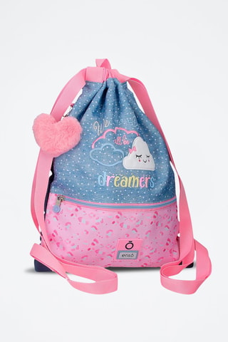 Sac à dos - Bleu et rose