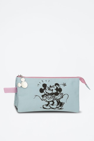 Trousse Mickey et Minnie Disney - Bleu et rose