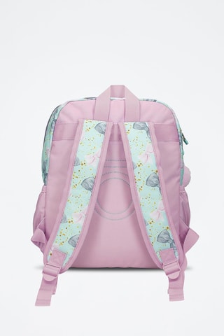 Sac à dos - Gris, rose, vert et violet