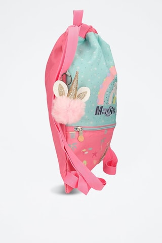 Sac à dos - Vert et rose