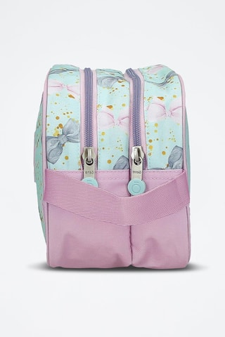 Trousse - Rose, vert et violet