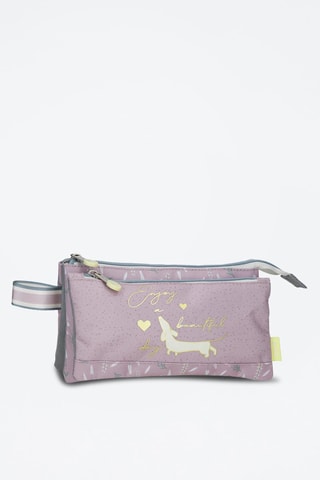 Trousse Enjoy a Beautiful Day Enso - Gris et violet