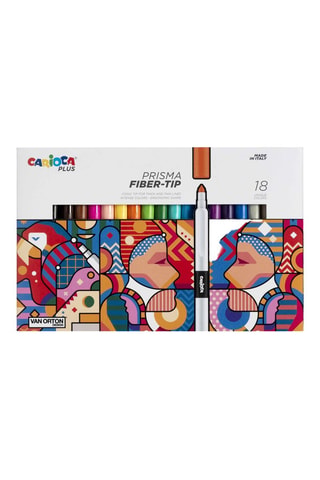 18 feutres Prisma Fiber