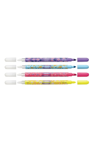 4 surligneurs Memo Erase