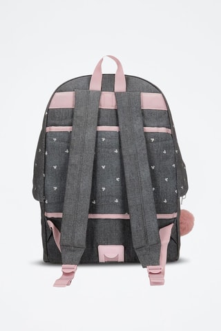 Sac à dos Mickey Disney - Gris et rose