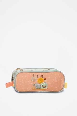 Trousse - Rose et vert