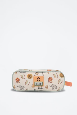Trousse - Rose et vert