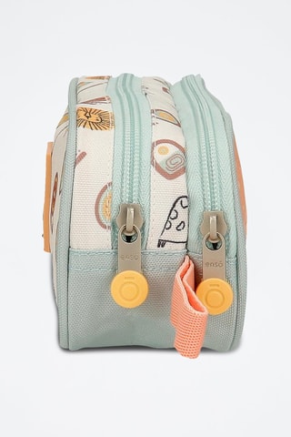 Trousse - Rose et vert