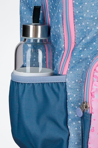 Sac à dos - Blanc, bleu et rose