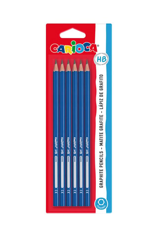 6 crayons à papier - HB