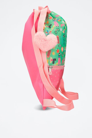 Sac à dos - Vert et rose