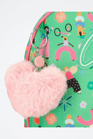 Sac à dos - Vert et rose
