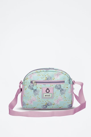Sac bandoulière - Rose, vert et violet