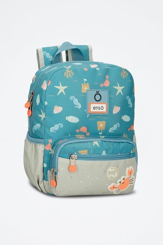 Sac à dos Mr. Crab - Bleu, gris et orange
