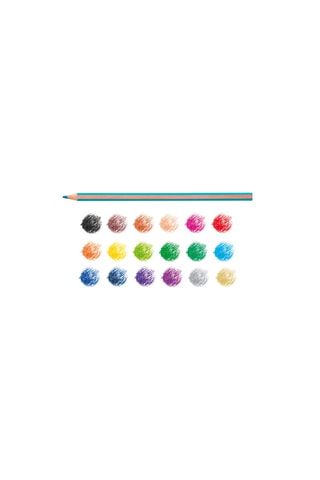 18 crayons de couleur - 3,3 mm