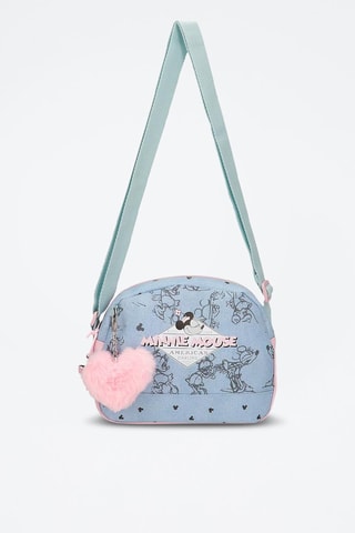 Sac bandoulière Minnie Disney - Bleu et rose