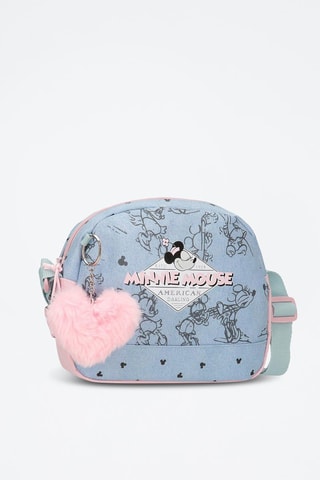 Sac bandoulière Minnie Disney - Bleu et rose