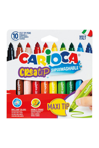 10 feutres Creatip - Pointe large