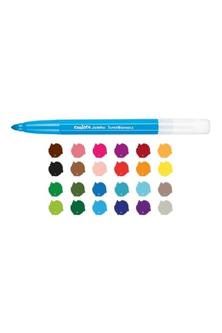 30 feutres Jumbo - 24 coloris