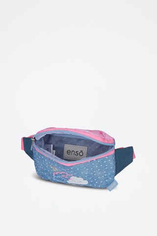 Sac banane - Bleu et rose
