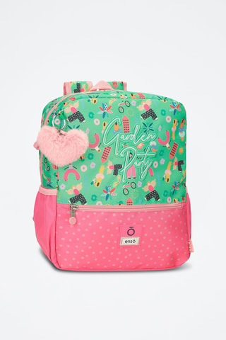 Sac à dos - Rose et vert