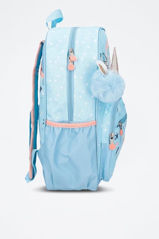 Sac à dos - Blanc, bleu et rose