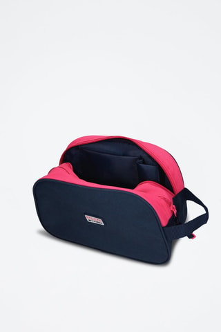 Trousse - Blanc, bleu et orange