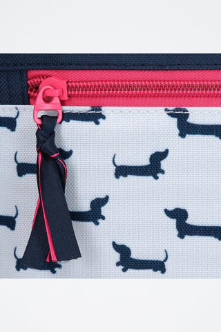 Trousse - Blanc, bleu et orange