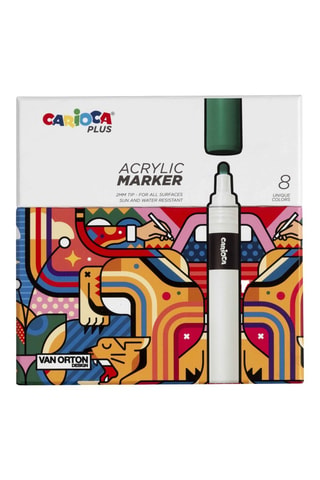 8 marqueurs acryliques - Multicolore
