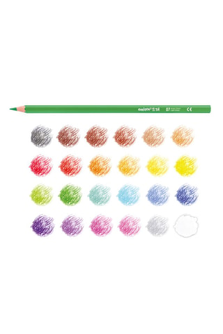 24 crayons de couleur - Dès 3 ans