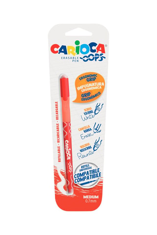 Stylo-bille effaçable et rechargeable Oops