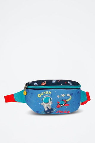 Sac banane - Bleu et rouge