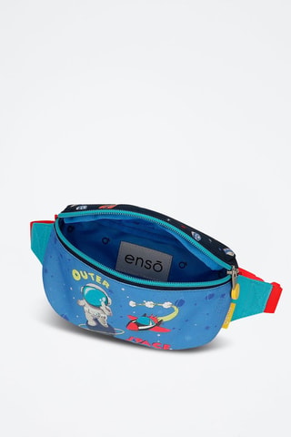 Sac banane - Bleu et rouge