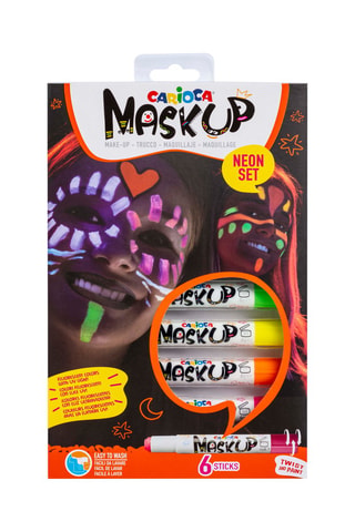 6 sticks de maquillage Mask up Néons - 6 couleurs