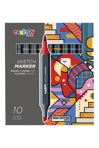 10 feutres double pointe Sketch Marker